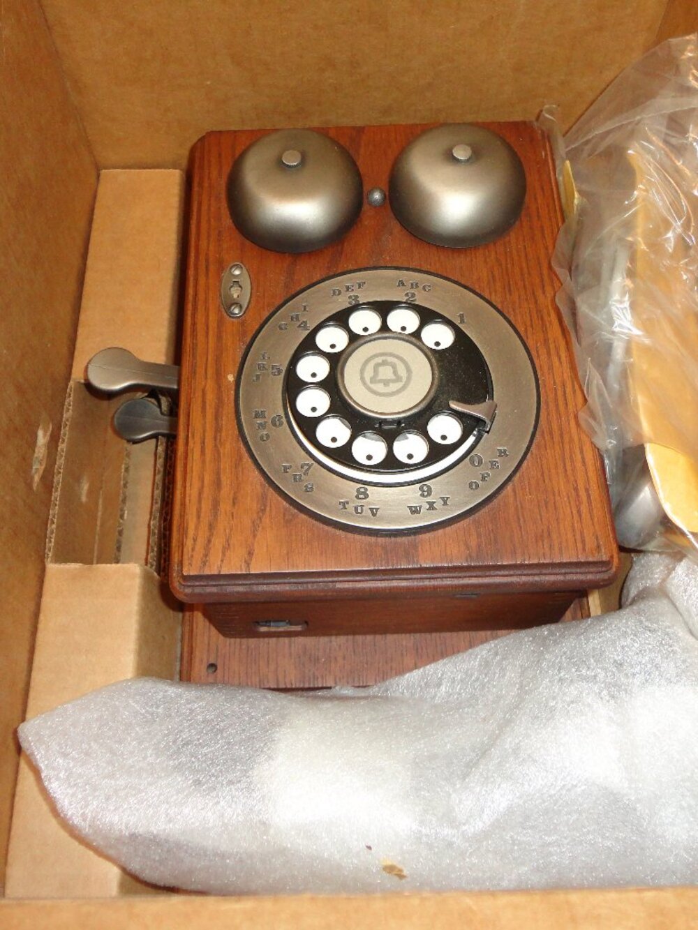Western Electric Country Junction 951A1-3 Rotary Wall Phone Opened Original Box